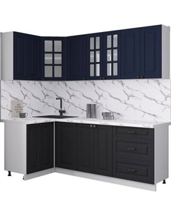 Кухонный гарнитур Интерлиния Мила Деко 1.2x2.2