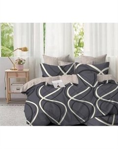 Комплект постельного белья Реноме Семейный Темно-синяя коллекция New St-2605