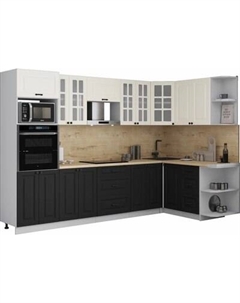 Кухонный гарнитур Интерлиния Мила Деко 1.68x3.0 PR