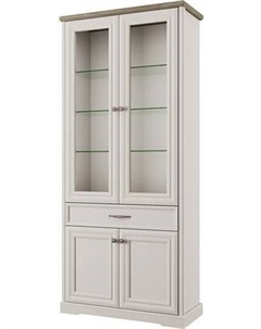 Шкаф с витриной Anrex Toscana New 2V2D1S