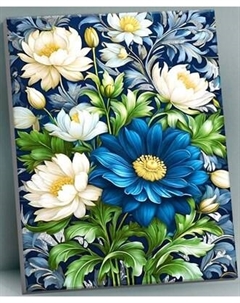 Картина по номерам Флюид Винтажный букет 40x50 / QHR0009