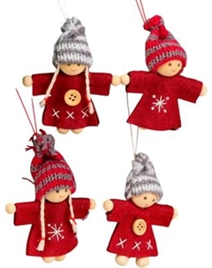 Елочная игрушка Лесная мастерская С пуговками / 4351552