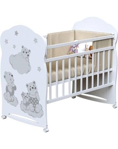 Детская кроватка VDK Timmy колесо-качалка Vdk