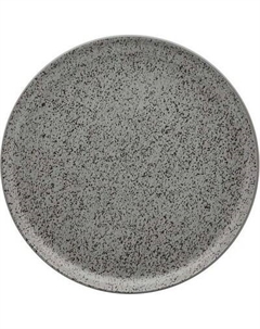 Тарелка столовая обеденная Oxford Flat Shape Gray 136446 AO02-1C06