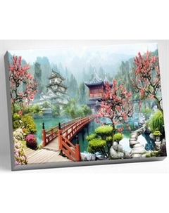 Картина по номерам Молли Японский пейзаж 40x50 / HR0170 Molli