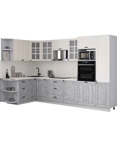 Кухонный гарнитур Интерлиния Мила Деко 1.68x3.2 LV