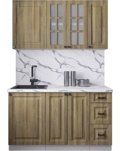 Кухонный гарнитур Интерлиния Мила Деко 1.4Б