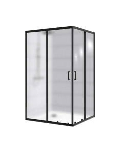 Душевой уголок BelBagno UNO-195-AH-2-120/90-P-NERO Belbagno