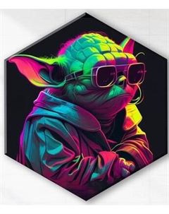 Картина по номерам Флюид Гранд-Мастер Йода 37x32 / BVF0003