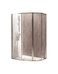 Душевой уголок BelBagno DUE-RH-2-100/80-C-Cr Belbagno