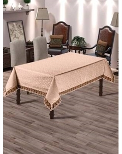Скатерть DO&CO c гипюром 160x220 / 8082 Do&co