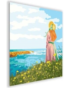 Картина по номерам PaintLine Девушка у моря / PL-00148 Paintline