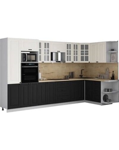 Кухонный гарнитур Интерлиния Мила Деко 1.68x3.4 PR