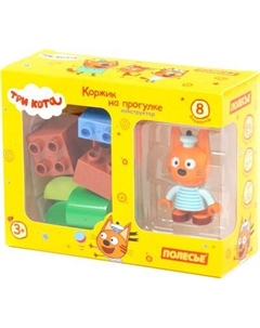 Конструктор Полесье Макси. Три кота. Коржик на прогулке / 63745