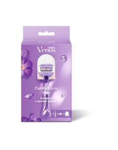 Набор для бритья Gillette VENUS Бритва + Сменные кассеты для бритья 2шт + Подставка
