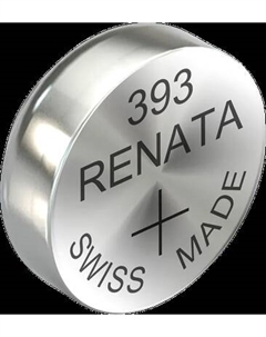 Батарейка Renata SR393/SR48W BL-1 1.55V 10mAh 5.8x1.6mm