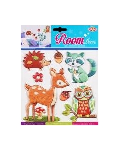 Набор наклеек Erich Krause Лесные жители / 42884 Erich krause