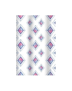 Шторка-занавеска для ванны V-line Диамант 180x180