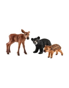 Набор фигурок коллекционных Schleich Детеныши лесных животных / 41457