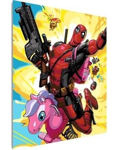 Картина по номерам PaintLine Дэдпул / PL-00170 Paintline