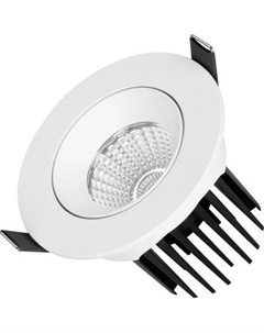 Точечный светильник Arlight MS-ATOLL-BUILT-TURN-R94-10W Warm3000 WH 60deg / 044603