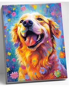 Картина по номерам Молли Золотистый ретривер 40x50 / HR0638 Molli