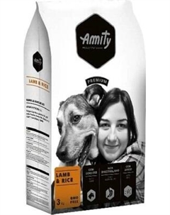 Сухой корм для собак Amity Premium с ягненком и рисом