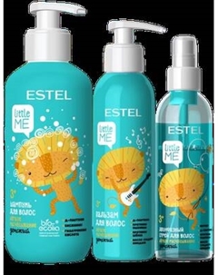 Набор косметики детской Estel Little Me Легкое расчесывание Шампунь+Бальзам+Спрей
