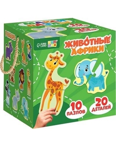 Развивающая игра Puzzle Time Макси. Животные Африки / 10574096 Puzzle time