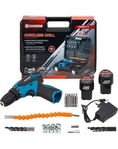 Аккумуляторная дрель-шуруповерт ForceKraft 64 834 / FK-CD6017 Forcekraft