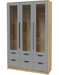 Шкаф с витриной Интерлиния Концепт КТ-ШВ3