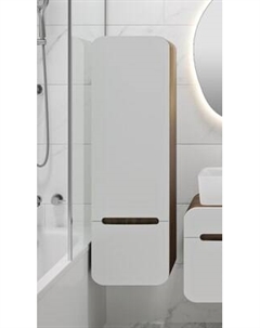 Шкаф-полупенал для ванной Runo Ницца 35 правый