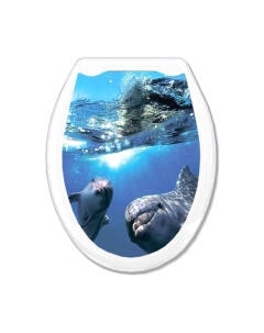 Сиденье для унитаза Еврокомфорт Дельфины 104-406-00