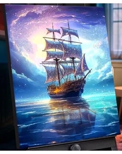 Картина по номерам Флюид Вечерний штиль 40x50 / SHR0568