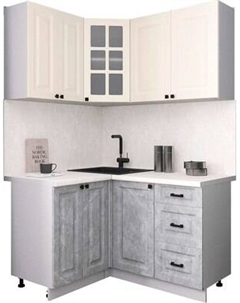 Кухонный гарнитур Интерлиния Мила Деко 1.2x1.4