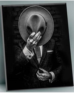 Картина по номерам Флюид Стильный мужчина 40x50 / BQH0005