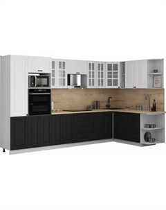 Кухонный гарнитур Интерлиния Мила Деко 1.88x3.4 PR