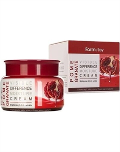 Крем для лица FarmStay Visible Difference Moisture Cream Pomegranate Антивозрастной Farmstay