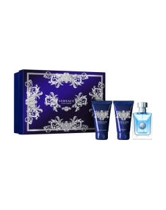 Парфюмерный набор Versace Pour Homme Туалетная вода 50мл+Бальзам п/б 50мл+Шампунь 50мл