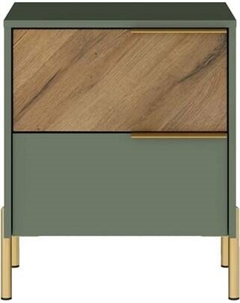 Прикроватная тумба Black Red White Siena KOM2S Black red white