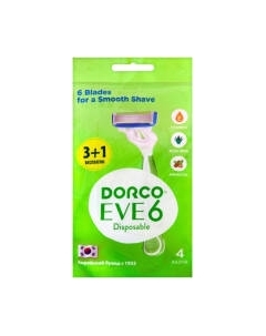 Набор бритвенных станков Dorco Eve 6 одноразовые