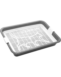 Туалет-лоток ZooM Кошка малый с сеткой / 2925сер Zoom