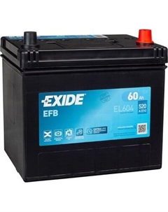 Автомобильный аккумулятор Exide Start-Stop EFB 60R EL604 D23