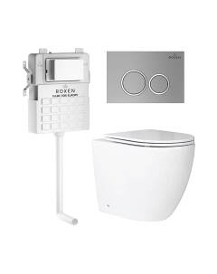 Унитаз приставной с инсталляцией Roxen Attach 966902