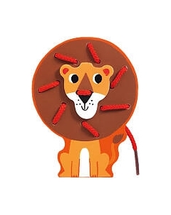 Развивающая игрушка Djeco Шнуровка. Дикие животные / 01683/18