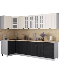 Кухонный гарнитур Интерлиния Мила Деко 1.2x2.8