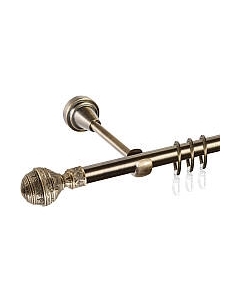 Карниз для штор АС ФОРОС Grace D16Г + наконечники Ампир Ас форос