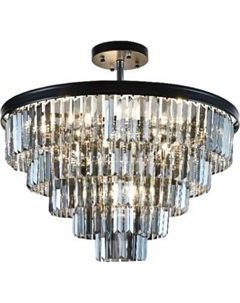 Потолочный светильник Mirastyle CF-2066/600 BK+SMG