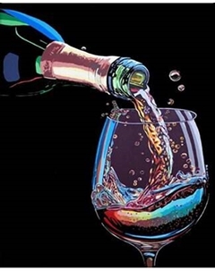 Картина по номерам Флюид Вкус вина 40x50 / BHR0586