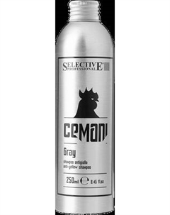 Оттеночный шампунь для волос Selective Professional Cemani Gray для устранения желтых оттенков Selective professional